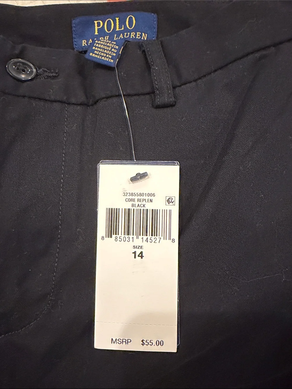 Ralph Lauren Black Boy’s Chino Pants